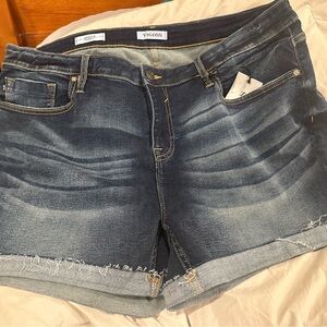 Vigoss Women's Dark Blue Jean Shorts